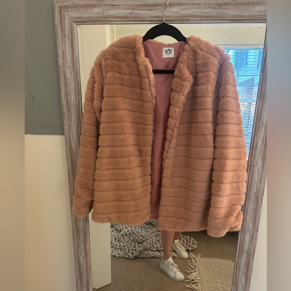 Faux Fur Pink Jacket